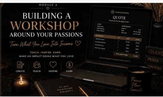Workshops from Your Passions
